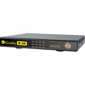 Видеорегистратор цифровой GRIZZLY 8 кан. 960H 200 кадров/с (выходы HDMI; VGA; BNC; 4 аудио; 2хHDD до 4Тб (1 съемный) LAN; 3G; порты тревоги) Panda CCTV 8.rtH