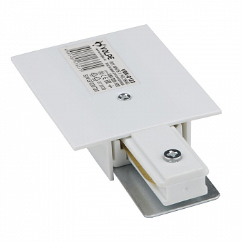 Аксессуары для шинопровода Ввод питания для шинопровода UBX-Q123 R01 WHITE 1 POLYBAG типа R однофазный бел. Volpe UL-00007379