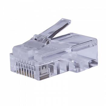 Разъем модульный Коннектор 8P8C U/UTP кат.5E RJ-45 (DIY) (уп.10шт) SUPRLAN 10-0209-1