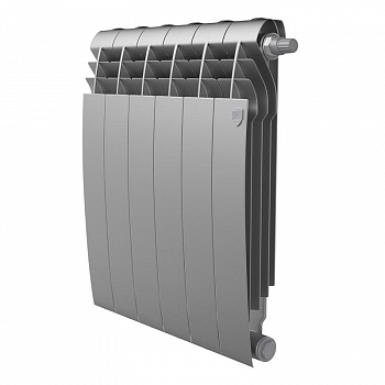  Радиатор BiLiner 500 VR80 6 секц. биметал. Silver Satin Royal Thermo НС-1506315