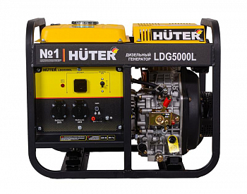 Генератор электроэнергии Электрогенератор дизельный LDG 5000L HUTER 64/2/11