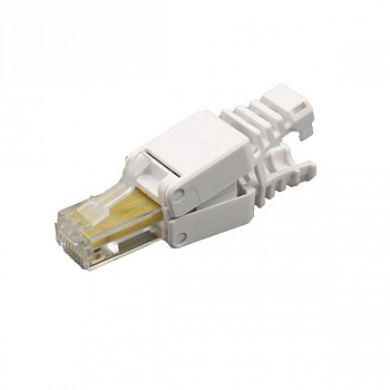 Разъем модульный Коннектор RJ45 (8P8C) U/UTP кат.5E без инструментальный SUPRLAN 10-0218