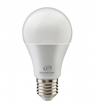 Лампа светодиодная Лампа светодиодная RS A60 E27 15W 220-240V 4000К 15Вт 1500лм Ra 90 грушевидная Русский Свет 15010345044