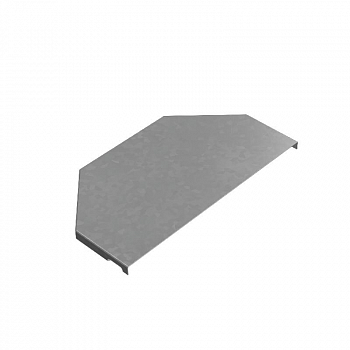 Крышка переходника для кабельных лотков Крышка переходника центрального 150-300 "ПЛЮС" KPDplus150-300-C КМ PL1007