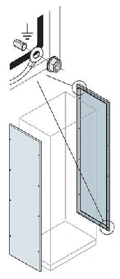 Панель боковая 2200х400мм (уп.2шт) ABB EL2240K