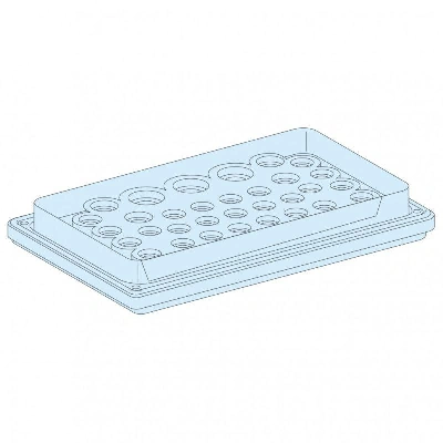 Панель cальник. 39 отв. для 3каб. d14-26мм+4каб. d10-20мм+32каб. d7-16мм Prisma Plus SchE 08898