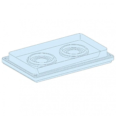 Панель cальник. 2 отв. d33-72мм для 2каб. d33-72мм Prisma Plus IP55 SchE 08899
